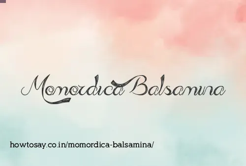 Momordica Balsamina