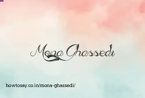 Mona Ghassedi