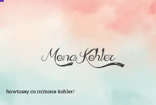 Mona Kohler