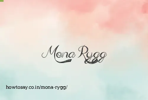 Mona Rygg
