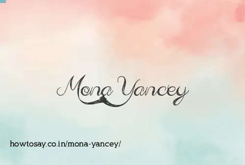 Mona Yancey