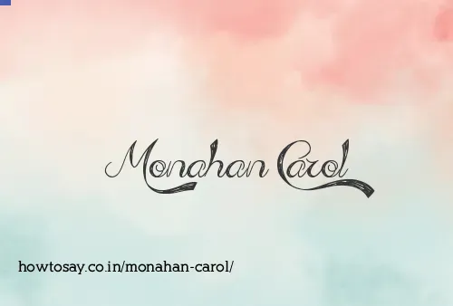 Monahan Carol