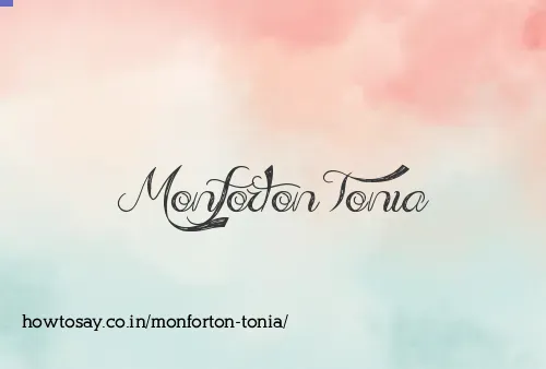 Monforton Tonia