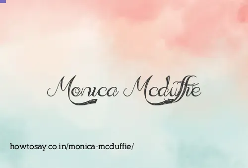 Monica Mcduffie
