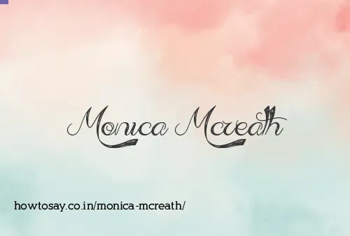 Monica Mcreath