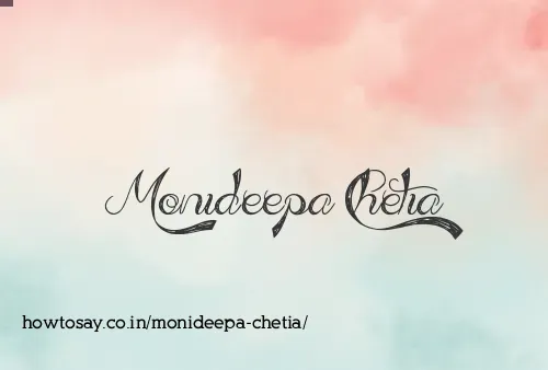 Monideepa Chetia