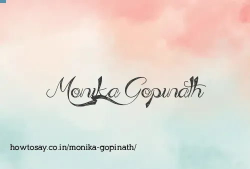 Monika Gopinath