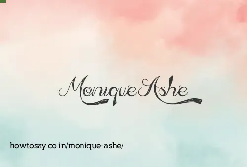 Monique Ashe