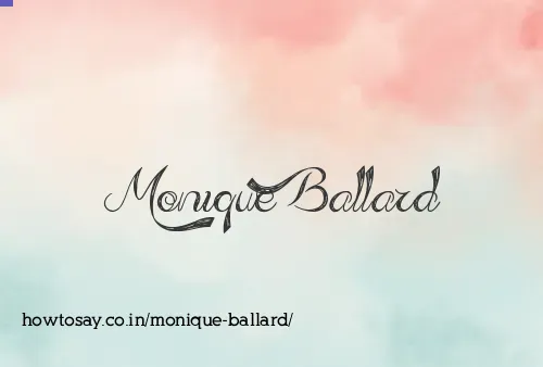 Monique Ballard