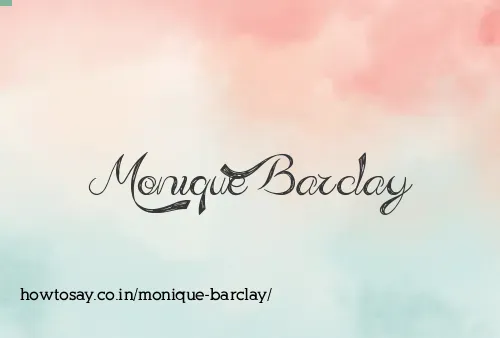 Monique Barclay