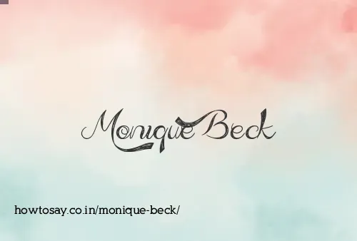 Monique Beck