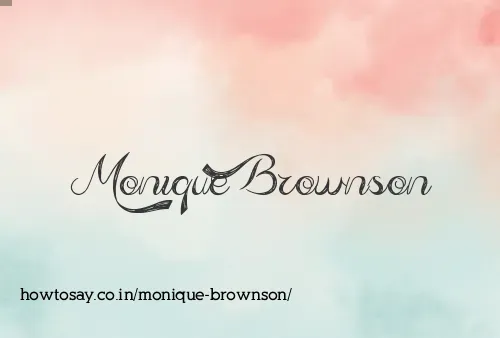 Monique Brownson