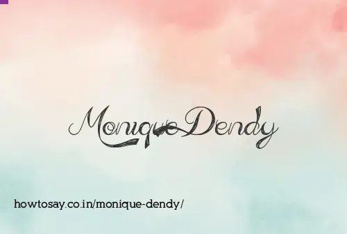 Monique Dendy