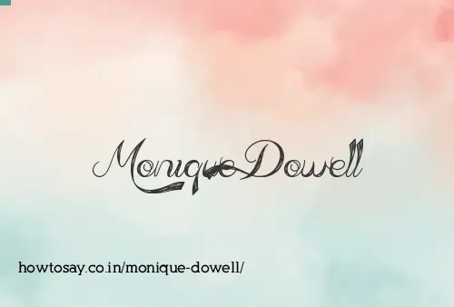 Monique Dowell