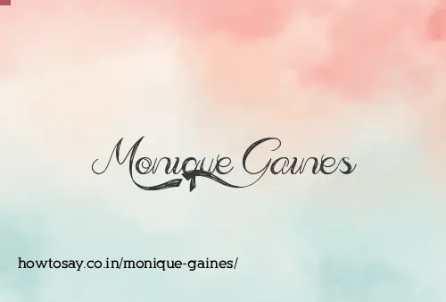 Monique Gaines