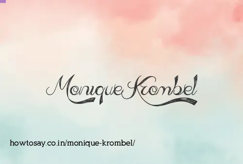 Monique Krombel