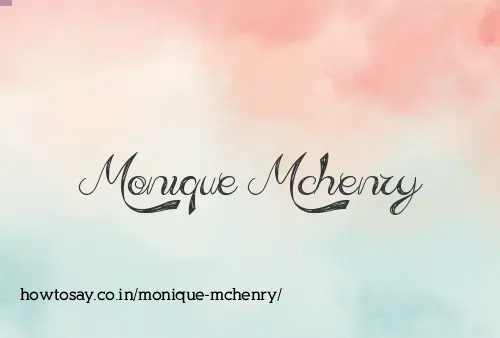 Monique Mchenry