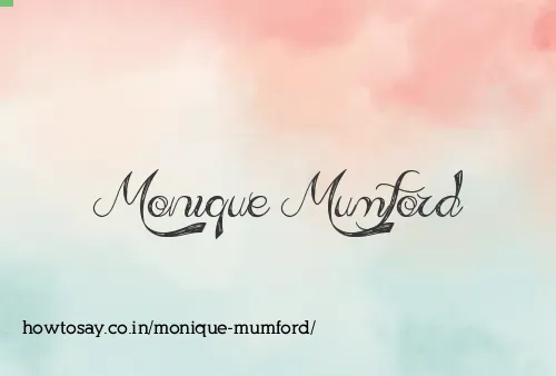 Monique Mumford