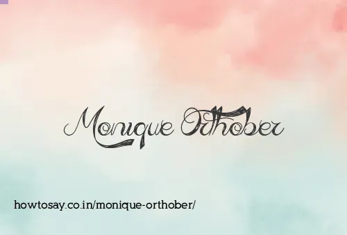 Monique Orthober