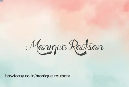 Monique Routson