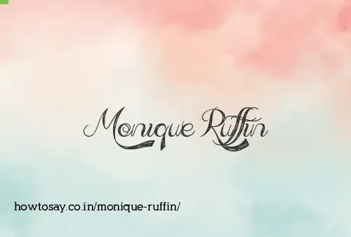 Monique Ruffin