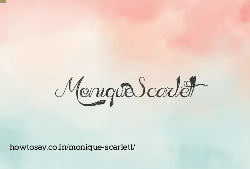 Monique Scarlett