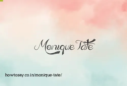Monique Tate