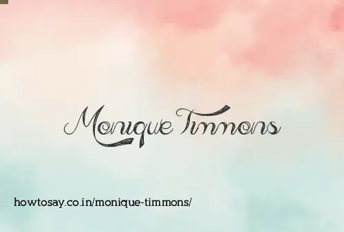 Monique Timmons