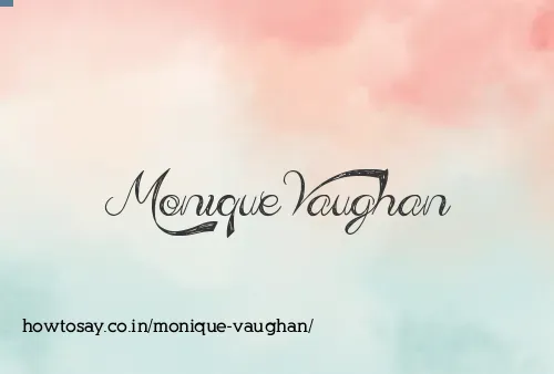 Monique Vaughan