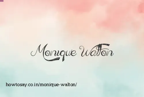 Monique Walton