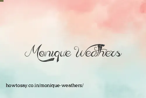 Monique Weathers