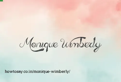 Monique Wimberly