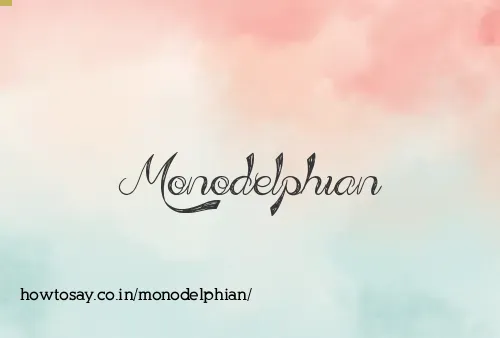 Monodelphian