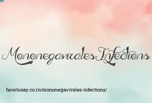 Mononegavirales Infections