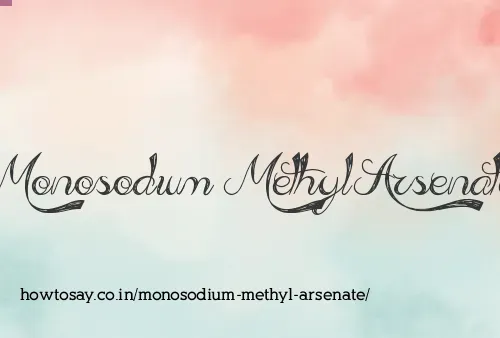 Monosodium Methyl Arsenate