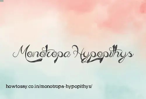Monotropa Hypopithys