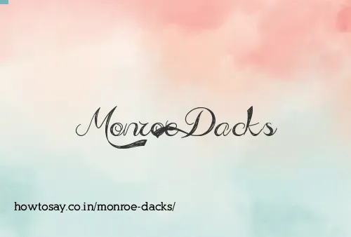 Monroe Dacks