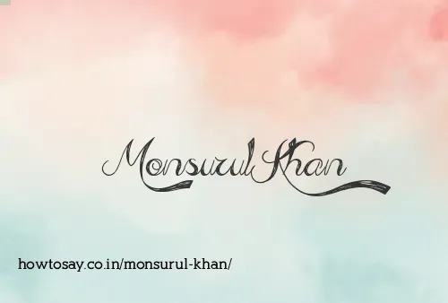 Monsurul Khan