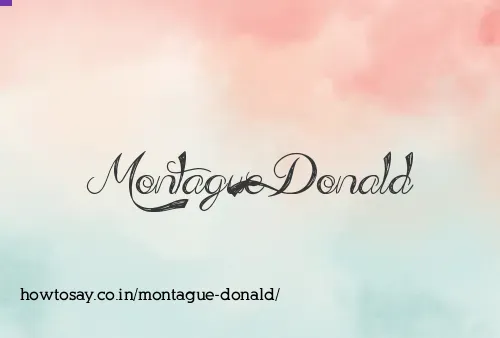 Montague Donald