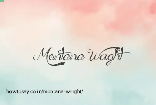 Montana Wright