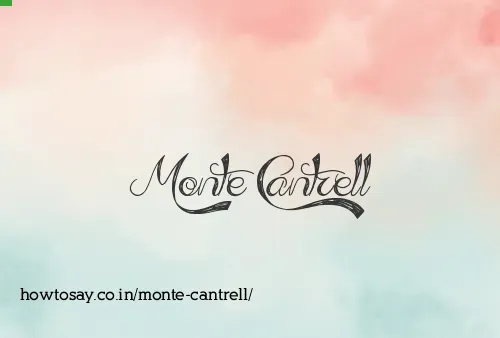 Monte Cantrell