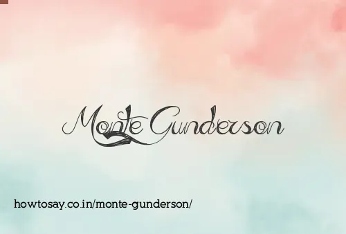 Monte Gunderson