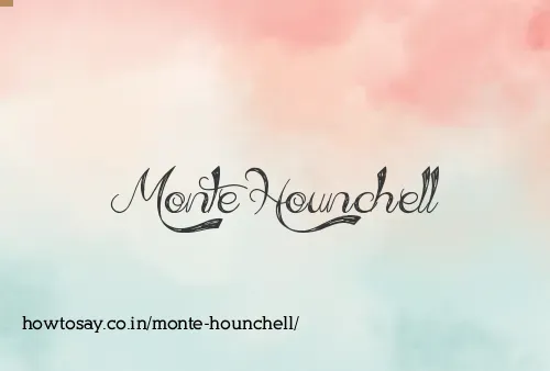 Monte Hounchell