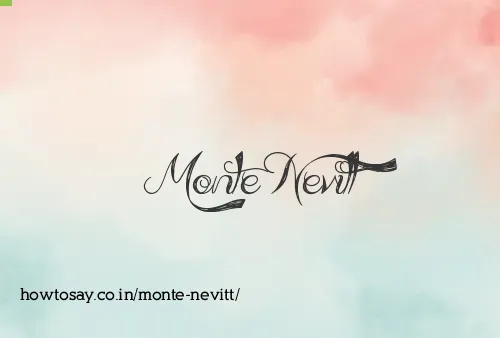 Monte Nevitt