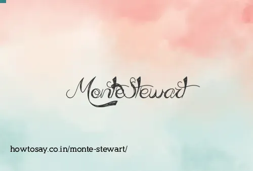 Monte Stewart