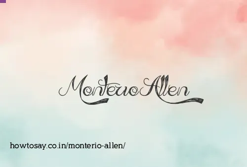 Monterio Allen