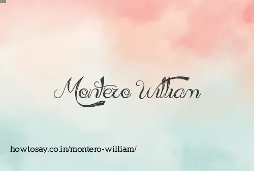 Montero William
