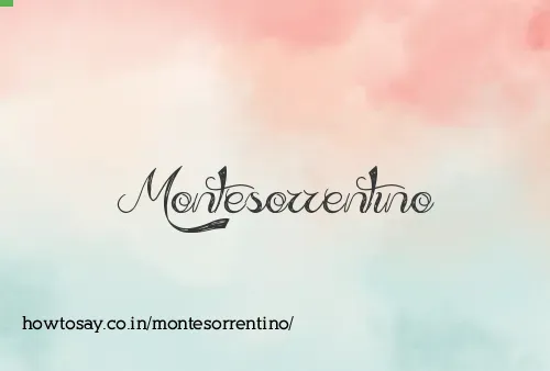 Montesorrentino