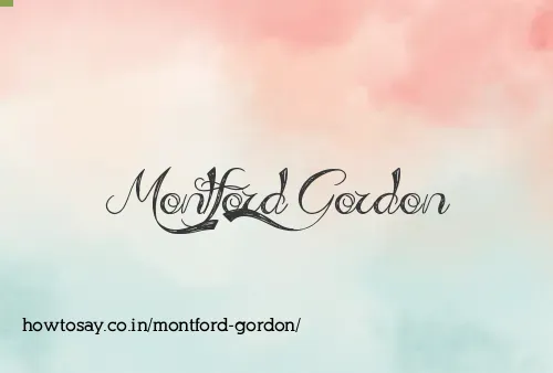 Montford Gordon