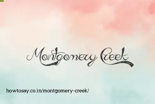 Montgomery Creek